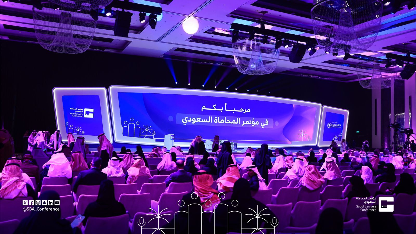 إدارة الحشود والبروتوكول والاستقبال في مؤتمر المحاماة